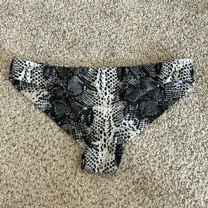 Aerie snake print cheeky swimsuit bottoms